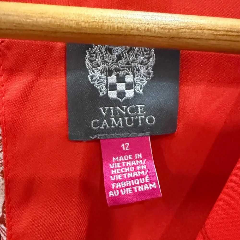 Vince Camuto Floral Print Tie Shoulder Dress New With Tags - Picture 9 of 12